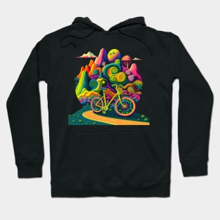 Bicycle Day 1943 | Colorful Psychedelic Art Hoodie